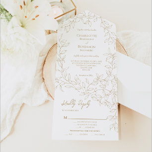 Clássica escolha do casamento verde Dourado