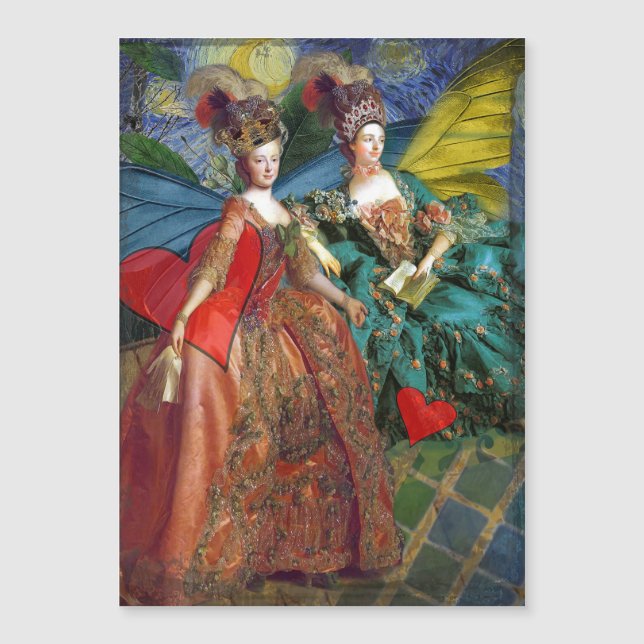 Clássica Gemini Whimsical Butterfly Mulher (Frente)