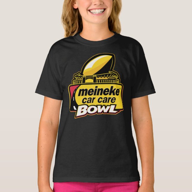 Clássica Meineke Car Care Bowl - Camisa Essencial (Frente)