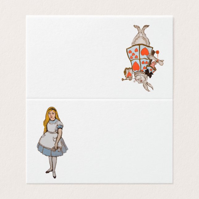 Clássico Alice no País das Maravilhas e o Coelho B (Exterior Desdobrado)