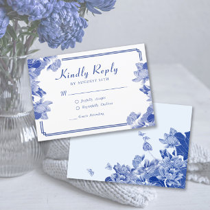 Clássico Azul e Branco Chinoiserie Chic RSVP
