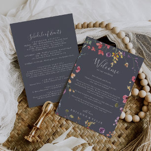 Clássico Azul Wild Wedding - Letra Bem-vinda