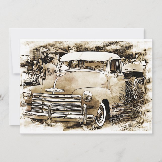 Clássico Caminhão Chevy Chevrolet de 1950 (Frente)