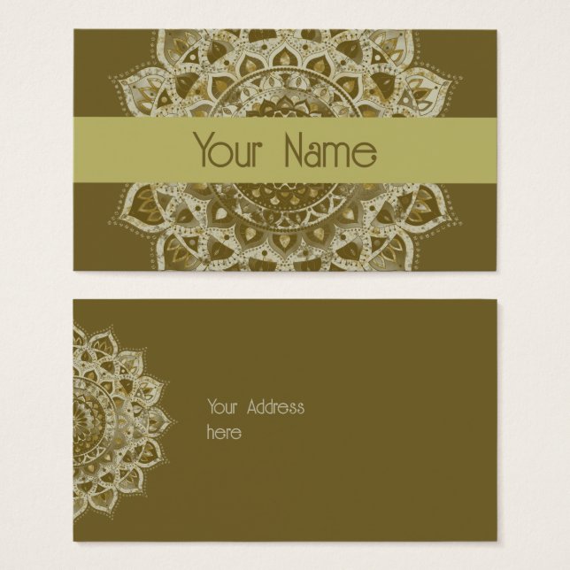 Clássico Colorosamente Mandala Índia Estilo 4 (Frente & Verso)