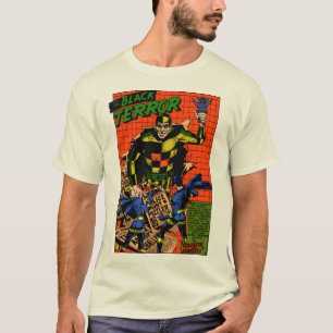 Clássico da década de 1940 O T-Shirt Terror Negro