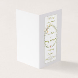 Clássico de Ornamento Floral de Casamento Vintage