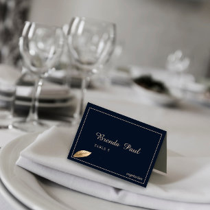 Clássico & Elegante I Azul Escuro I Cartões de Men