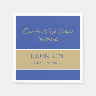 Clássico, guardanapos de reunião de classe