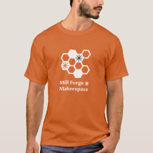 Clássico Mill Forge Makerspace Orange T-Shirt