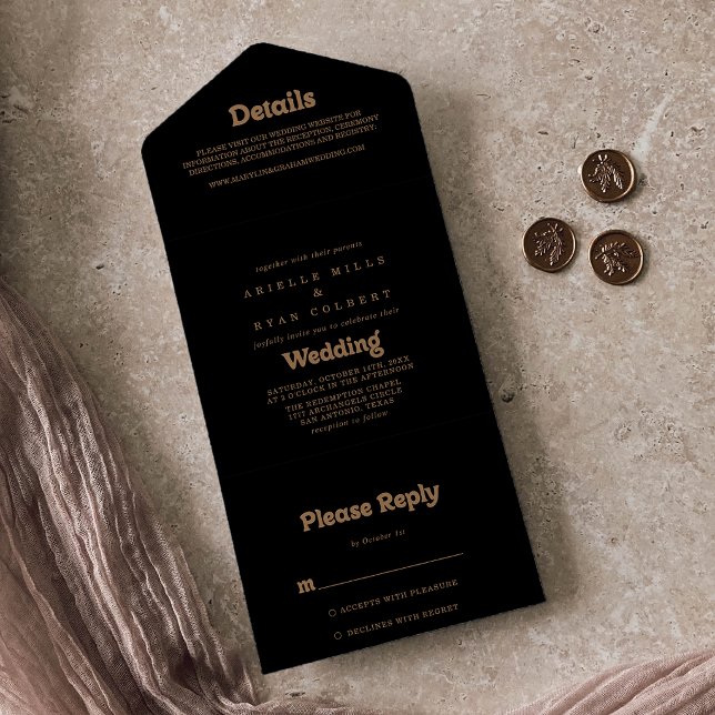 Clássico Minimalista Casamento Ouro Preto     (Criador carregado)