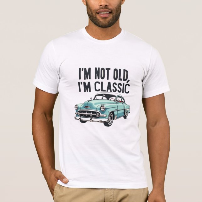 Clássico não VELHO T-Shirt versão 2 (Frente)