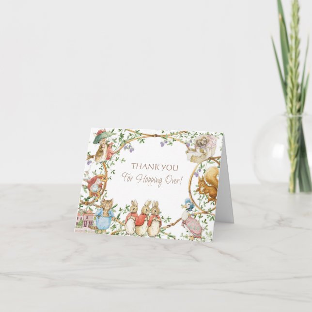 Clássico Peter, o Cartões de agradecimentos de ani (Frente)