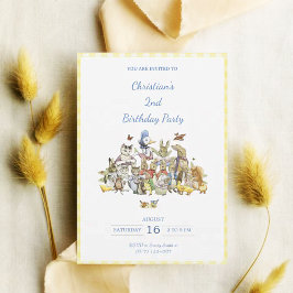 Clássico Peter, o Convite de aniversário do Coelho