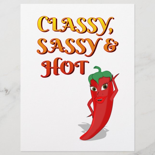 Clássico Sassy E Pepper Diva (Frente)