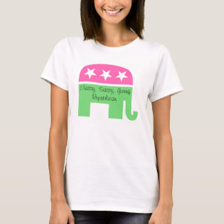 Clássico, Sassy, Jovem Republicano T-Shirt