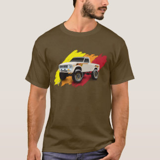Clássico T-Shirt 1983 Pickup Truck Hilux 4wd
