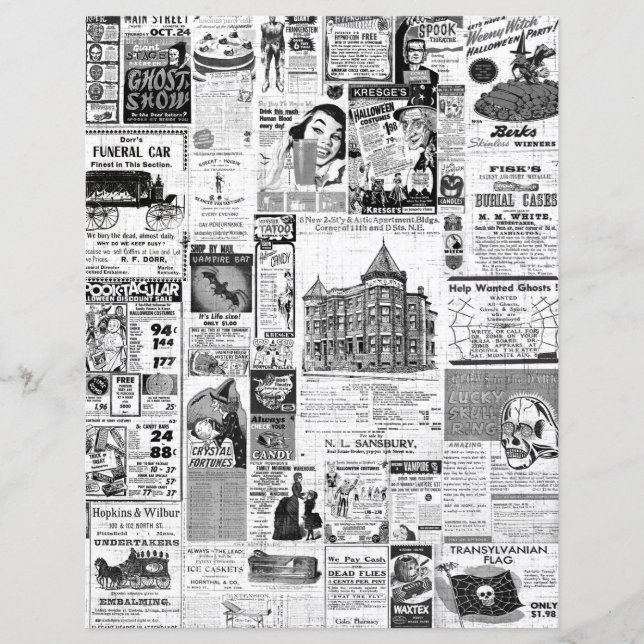 Classificações de jornais do Halloween (Frente)