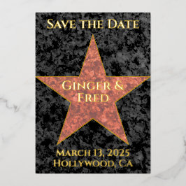 Classy Foil Hollywood Star Salve a Data
