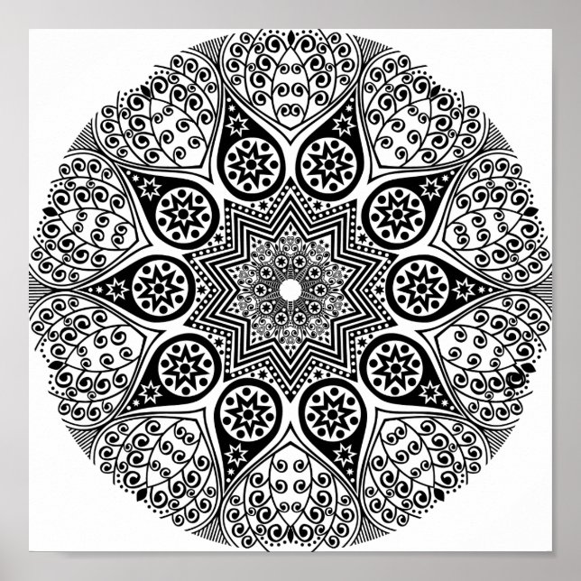 Classy Mandala Poster (Frente)