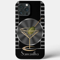 Classy Martini Cocktail Glass Personalizado
