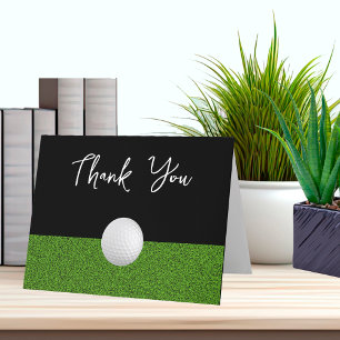 Classy Trendy Golf Business Obrigado Cartões