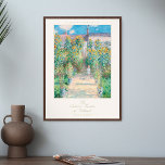 Claude Monet Art Impressão O Jardim do Artista em<br><div class="desc">Entra no mundo sereno da arte de Claude Monet com este belo impressão de arte. Apresentando a pintura encantadora "O Jardim do Artista em Vétheuil", esta obra-prima captura o amor do artista pela natureza e sua hábil representação de luz e cor. Elevem o seu espaço com um toque de elegância...</div>