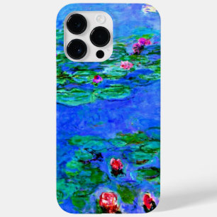 Claude Monet art: Lírios d'água (vermelho)