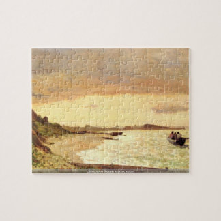 Claude Monet - beira-mar no quebra-cabeça de