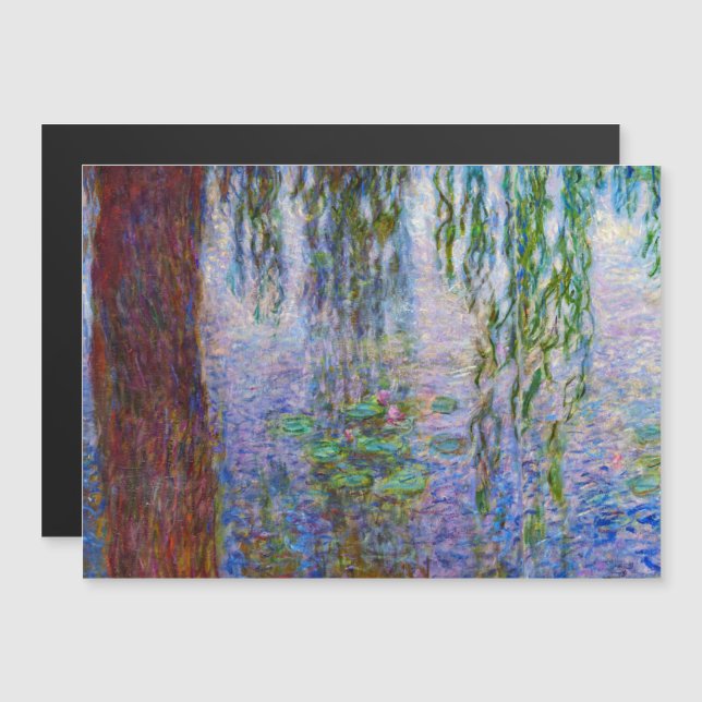 Claude Monet - Cartão Magnético Líquidos De Água (Frente/Verso)