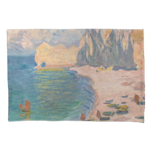 Claude Monet - Etretat: Praia e Falaise d'Amont