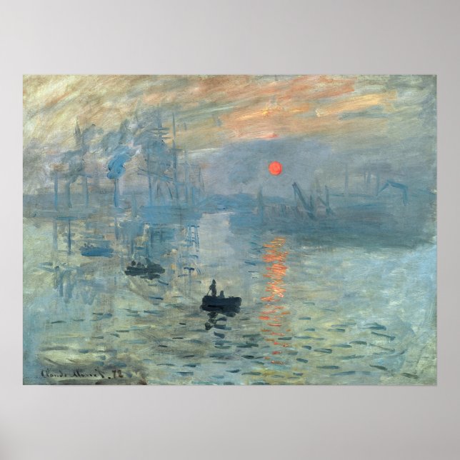 Claude Monet Impressão (Frente)