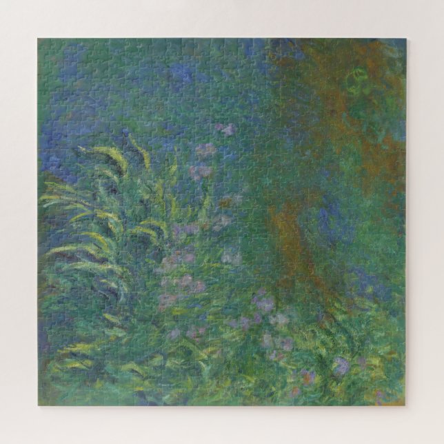 Claude Monet - Irrises Quebra-cabeça (Horizontal)