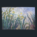 Claude Monet - Irrisões Amarelo e Roxo<br><div class="desc">Íris Amarelo e Roxo / Iris jaunes et mauves - Claude Monet,  Oil on Canvas,  1924-1925</div>