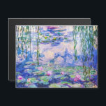 Claude Monet - Lírios De Água 1919 Cartão Magnétic<br><div class="desc">Lírios/Ninfas (W.1852) - Claude Monet,  Petróleo na Canvas,  1916-1919</div>