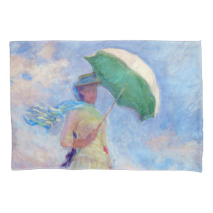 Claude Monet - Mulher com Parasol virada para a di