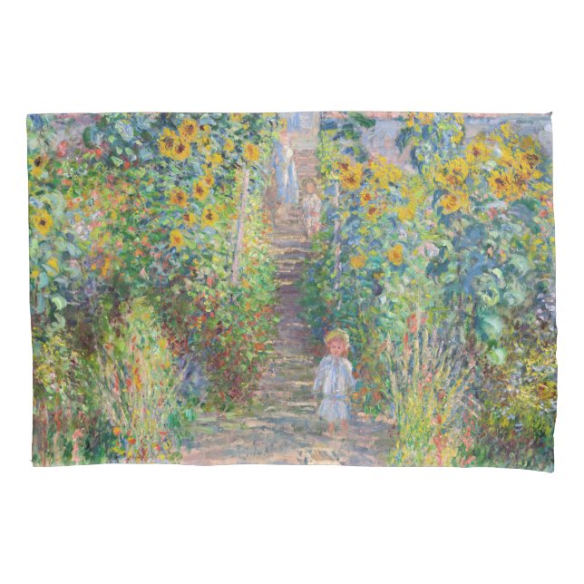 Claude Monet - O Jardim do Artista em Vetheuil (Frente)