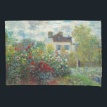 Claude Monet - O Jardim do Artista na Argentina<br><div class="desc">O Jardim do Artista na Argentina / Um Canto do Jardim com Dahlias - Claude Monet,  Óleo na Canvas,  1873</div>