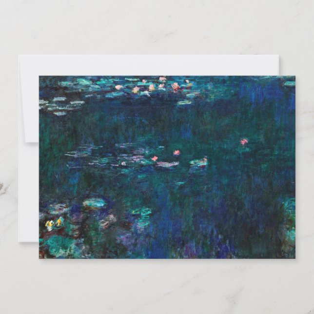 Claude Monet - Os Lírios Da Água - Reflexão Verde (Frente)