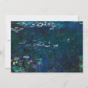 Claude Monet - Os Lírios Da Água - Reflexão Verde