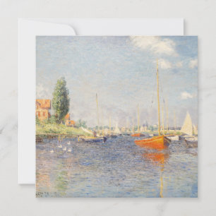 Claude Monet. Red Boats, Argentina