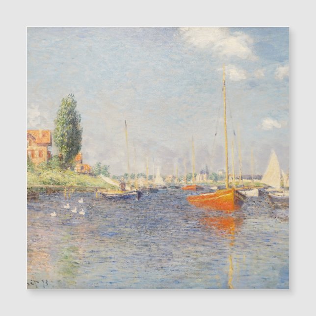 Claude Monet. Red Boats, Argentina (Frente)