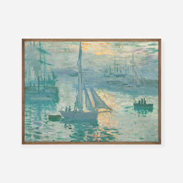 Claude Monet Sunrise Marine Art Impressão (Criador carregado)