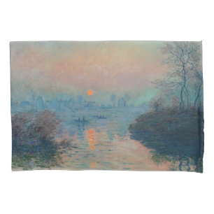 Claude Monet - Sunset sobre o Sena em Lavacourt