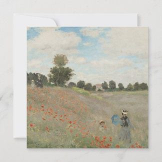 Claude Monet The Poppy Field, próximo a Argenteuil