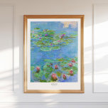 Claude Monet Water Lily Art Impressão Vintage Deco<br><div class="desc">Esta poster de arte apresenta Lírios de Água por Claude Monet — um eterno impressionista cheio de luz e movimento. Digitalmente melhorada e impressa em 300 DPI,  esta reprodução de alta qualidade captura a tranquilidade do jardim de Monet. Dimensões recomendadas para proporções originais: 12×16,  18×24,  24×32,  30×40.</div>