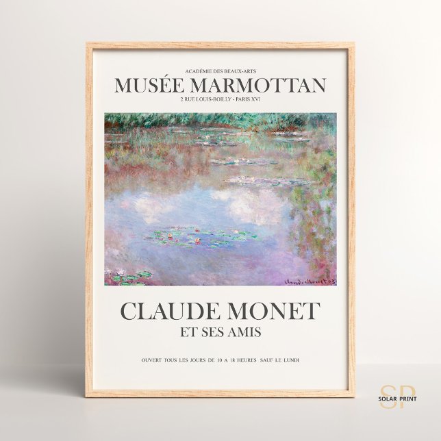 Claude Monet Water Lily Pond Art Impressão Vintage (Criador carregado)
