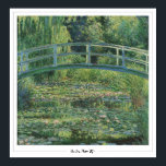 Claude Monet Zedign Art Poster nº 1<br><div class="desc">Claude Monet #1 (The Water Lily Pond) arte e poster de assinatura da Zedign House. Para mais imagens e designs de Claude Monet - Paintings & Drawing Vol 1,  visite https://books.zedign.com/zas/2.html</div>