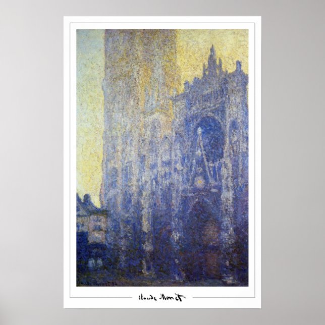 Claude Monet Zedign Art Poster nº 170-2 (Frente)