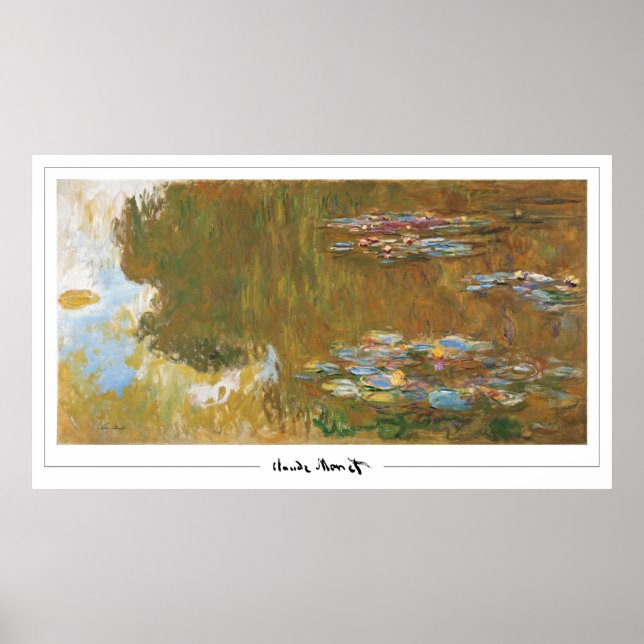 Claude Monet Zedign Art Poster nº 39 (Frente)