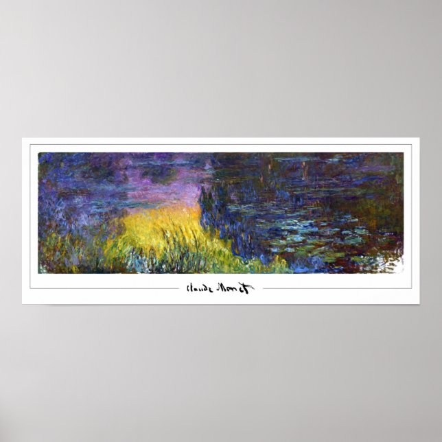 Claude Monet Zedign Art Poster nº 485 (Frente)